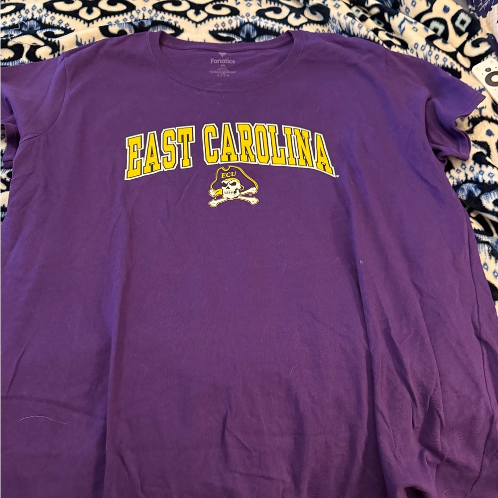 Fanatics Purple Crew Neck T-Shirt